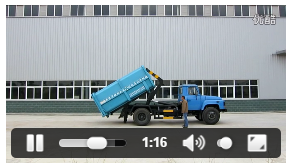 钩臂车厢可卸式垃圾车操作演示视频