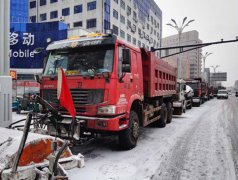 中国重汽：雪中的勇士 夜间的奉献者 汽车市场网